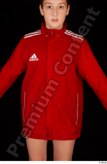 Ruby dressed red sports jacket upper body 0001.jpg